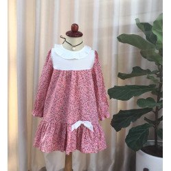 váy thu hoa đuôi cá trẻ em size 4-8